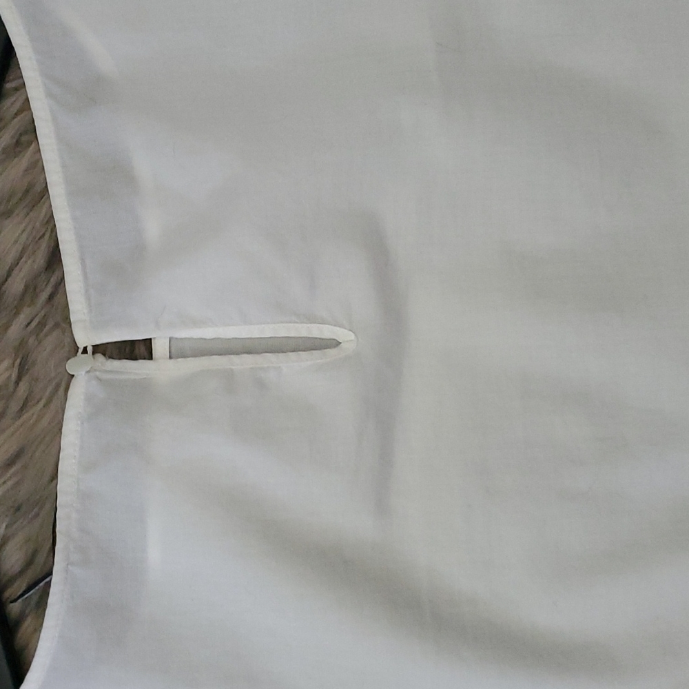 🌟 Ralph Lauren Eyelit bell sleeve poplin Top - Picture 3 of 5